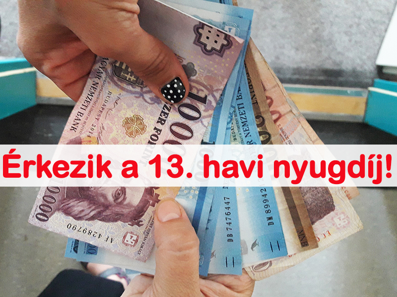 13. havi nyugdíj 2021: Itt a dátum, mikor kezdik utalni a 13. havi nyugdíj egy heti részét