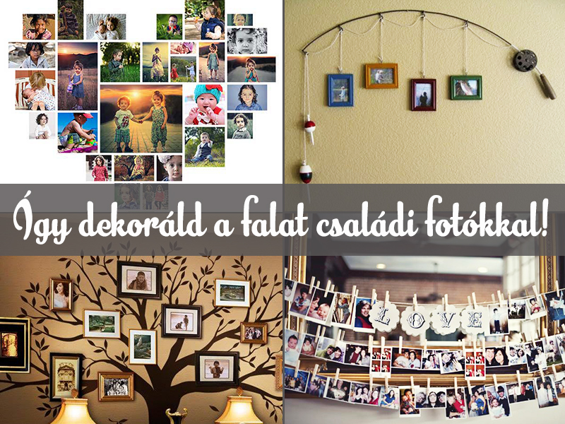 15 kreatív ötlet családi fotók kihelyezésére - Így dekoráld családi fotókkal a falat! 