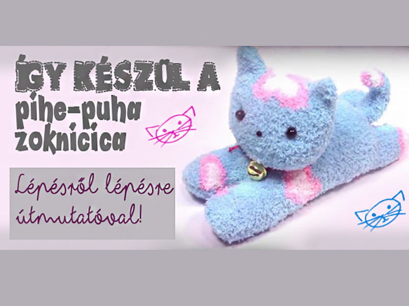Pihe-puha kiscica zokniból: így készítsd el házilag! Lépésről lépésre útmutatóval